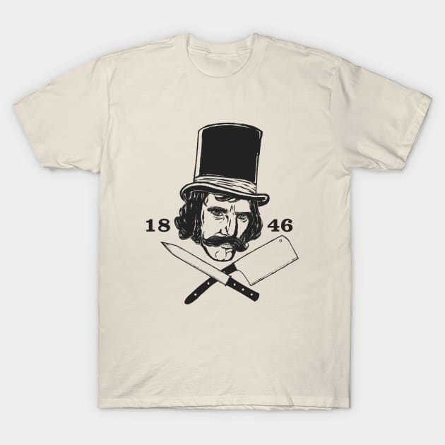 William Cutting "The Butcher" Gangs of New York T-Shirt by LateralArt